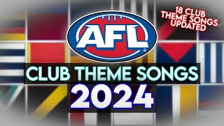 AFL  Club Theme Songs  2024 (Updated)