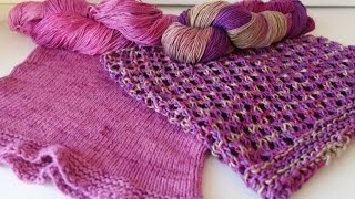 How to Knit Beginner Cowl Converting Pattern Yarn Substitution