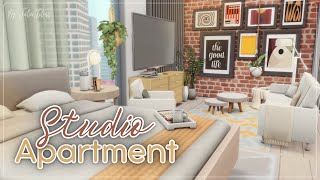 Квартира студия📸│Строительство│Studio Apartment│SpeedBuild│NO CC [The Sims 4]