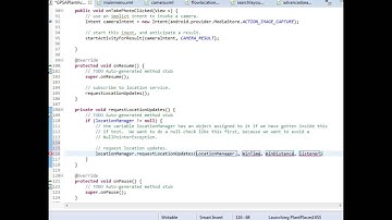 Implementing GPS with LocationListener, Part 1