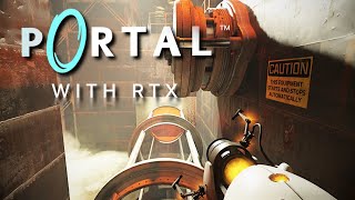 PORTAL with RTX | Full Gameplay Walkthrough | No Commentary