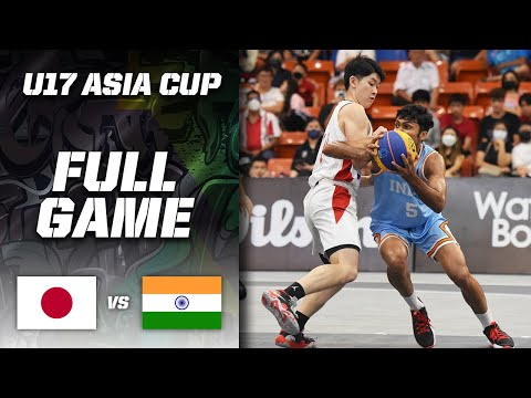 Japan v India | Men FINAL | Full Game | FIBA 3x3 U17 Asia Cup 2022