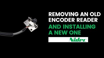 Removing an Old Encoder Reader and Installing a New One