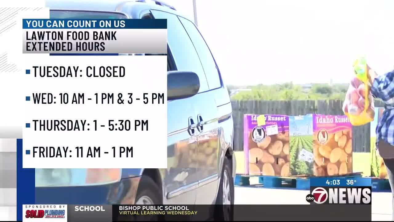 Lawton Food Bank extends hours after winter storm closures