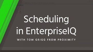 Scheduling in EnterpriseIQ