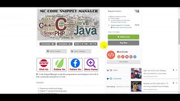 MC Code Snippet Manager
