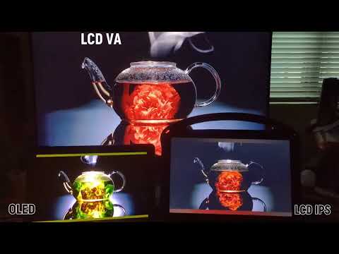 OLED vs IPS vs VA - Video Example