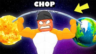 CHOP Trying To Become STRONGEST MAN in Roblox Lifting Simulator | shinchan roblox franklin pinchan