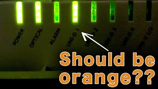 NTD UNID Light Not Orange Despite 1000mbps Capable Device Attached NBNCo FTTP Install Woes