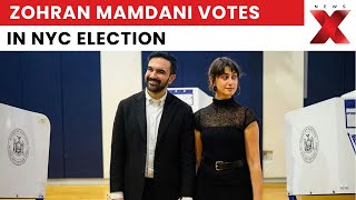 Celebrity Zohran Mamdani Votes in New York City Mayoral Election with Wife Rama Duwaji | NewsX Wealth