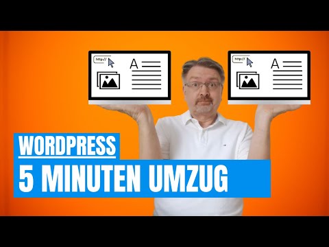 WEBSITE (sicher) UMZIEHEN in 5 Minuten