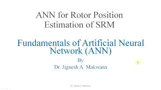 ANN Based Rotor Position Estimation Technique for Switched Reluctance Motor