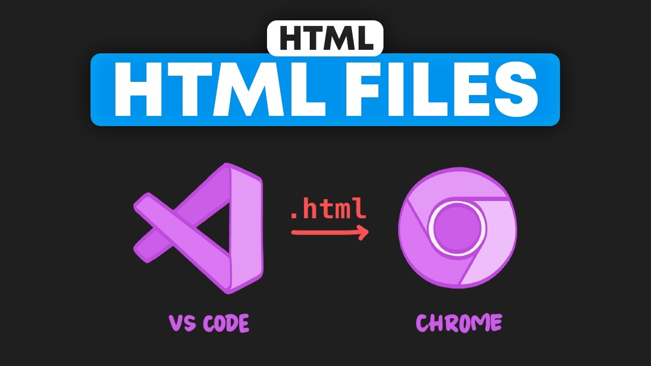 How to Create & Save HTML Files in VS Code - YouTube