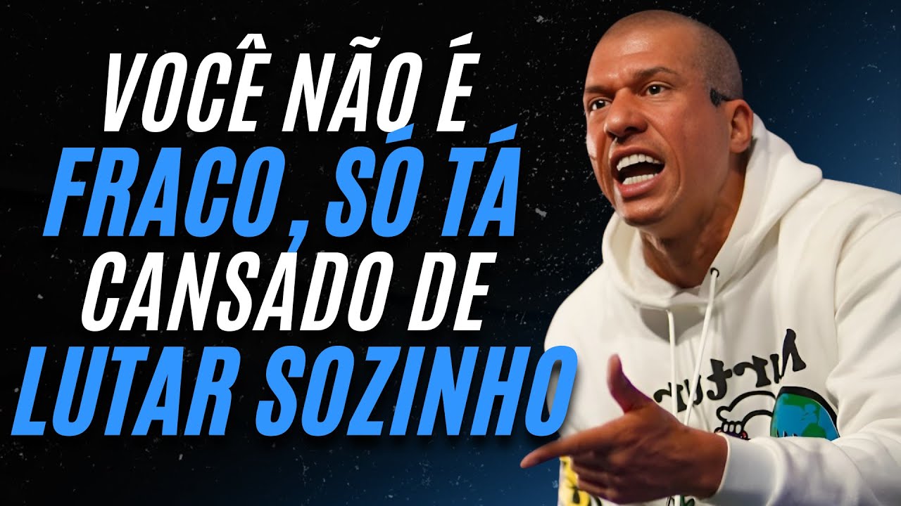 VOCÊ NÃO É FRACO, SÓ TÁ CANSADO DE LUTAR SOZINHO | PODEROSÍSSIMO NINJA - MOTIVACIONAL