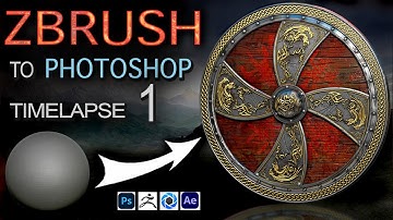 The Viking Shield / ZBrush Timelapse / Aleksandr Platonychev