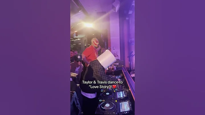 taylor swift and travis kelce singing love story to each other! #taylorswift #shorts