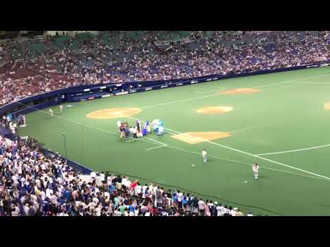 ［中日ドラゴンズ］2018年平田選手サイクルヒット達成！ヒーローインタビューin名古屋ドーム