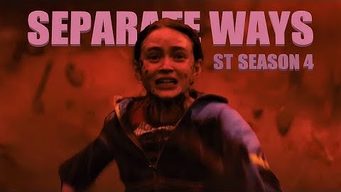 Stranger Things 4 - Separate Ways || Ft. @journey @steveperrymusic