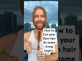 Easiest way to cut your own hair at home DIY long layers haircut #Haircut #Hairstyle #DIY