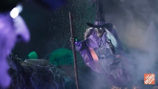 12FT Hovering Witch $299 | Home Depot Halloween 2022 EXCLUSIVe