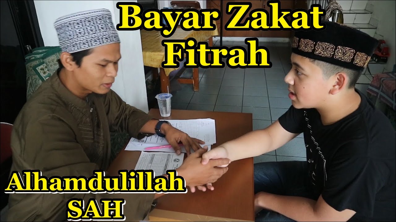 Alhamdullilah SAH! Bayar Zakat Fitrah