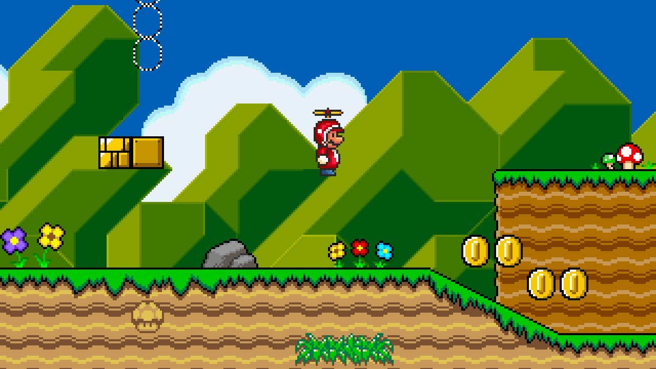 Propeller Plains (My SMBX2 Custom Level)