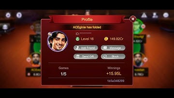 Teen Patti Ace pro 100Ce