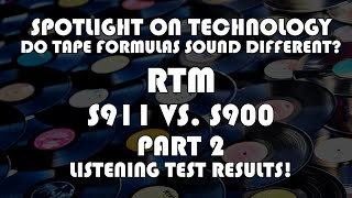 RTM Tape Formula Comparison Part 2! (Test Results)