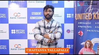 How Chaitanya Got UK Student Visa &amp; IT Support Job | University of East Anglia | Oneiric Overseas