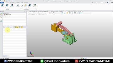 ZW3D CAD :  การใช้งานคำสั่ง Animation
