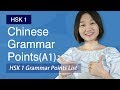 HSK 1 Grammar Points - Basic Chinese Grammar (A1) for Beginners