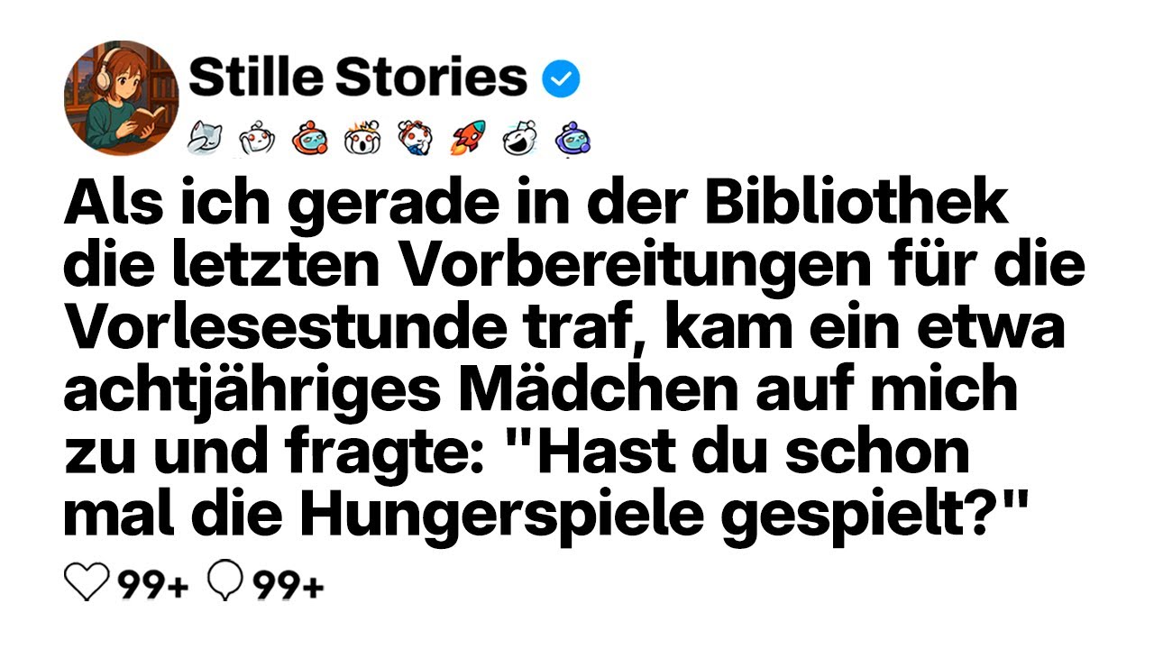 [VOLLE GESCHICHTE] Beim Vorlesen fragte mich ein 8-Jähriger: „Hast du Hunger Games gespielt?“