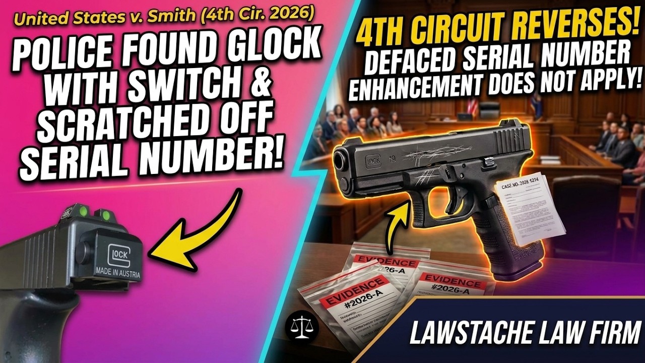 Scratched Serial Numbers Enhancement Does NOT Count If Gun Is Traceable. Glock Machine Gun Switch.