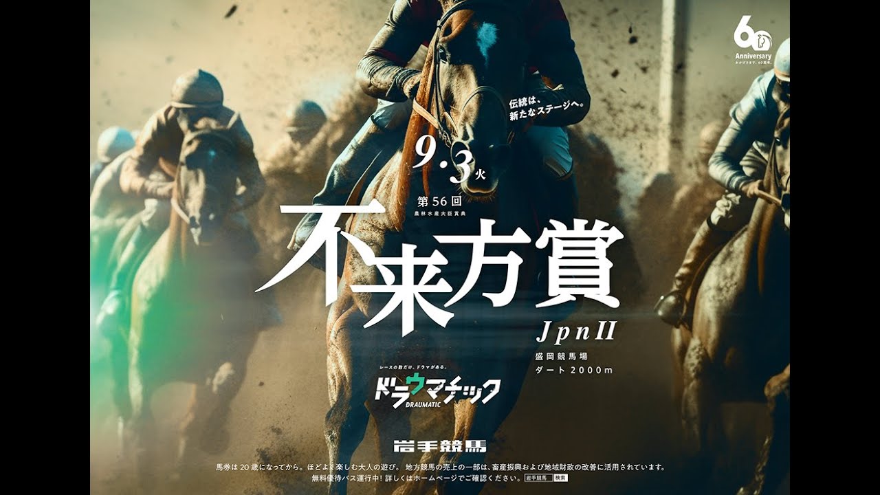 第56回不来方賞（JpnⅡ）展望特番【CS地方競馬ナイン】 - YouTube