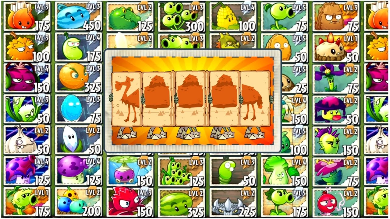 Plants vs Zombies 2 Gameplay Every Plant Power-Up! vs ...