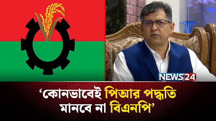 কোনভাবেই পিআর পদ্ধতি মানবে না বিএনপি: সালাহউদ্দিন আহমেদ | NEWS24