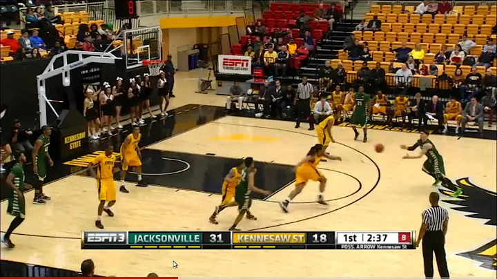Nate Rucker 17 points. Kennesaw State vs Jacksonvi...