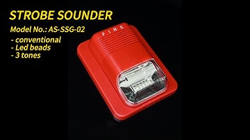 AS-SSG-02 fire alarm strobe sounder