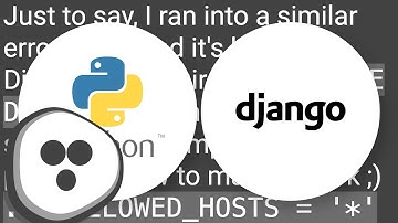 What could cause a Django error when debug=False that isn