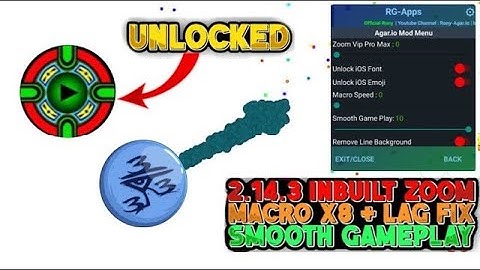 AGARIO ALL IN ONE TUTORIAL + XELAHOT MACRO UNLOCKED + DESTRUCTION(AGARIO MOBILE)