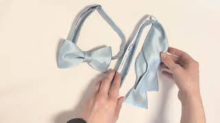 Mens Wedding Bow Ties - Dusty Blue