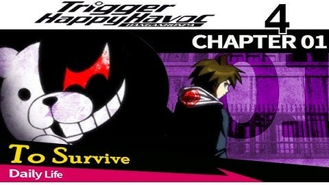 DANGANRONPA - Trigger Happy Havoc Walkthrough 4 - Chapter 1 Part 1 - To Survive Daily Life