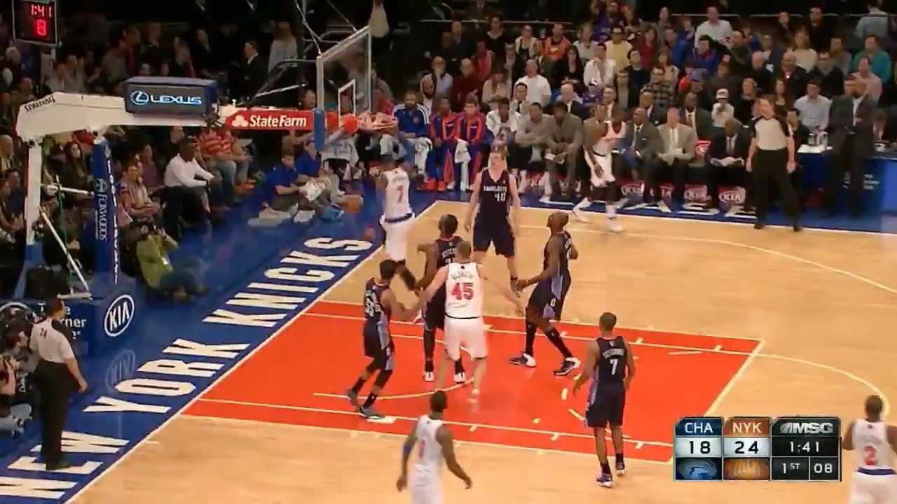 Carmelo Anthony NEW MSG Record Full Highlights vs Bobcats 2014.01.24 -  UNREAL 62 Points, CAREER-HIGH 