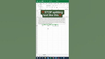 TextSplit in Excel‼️ #excel