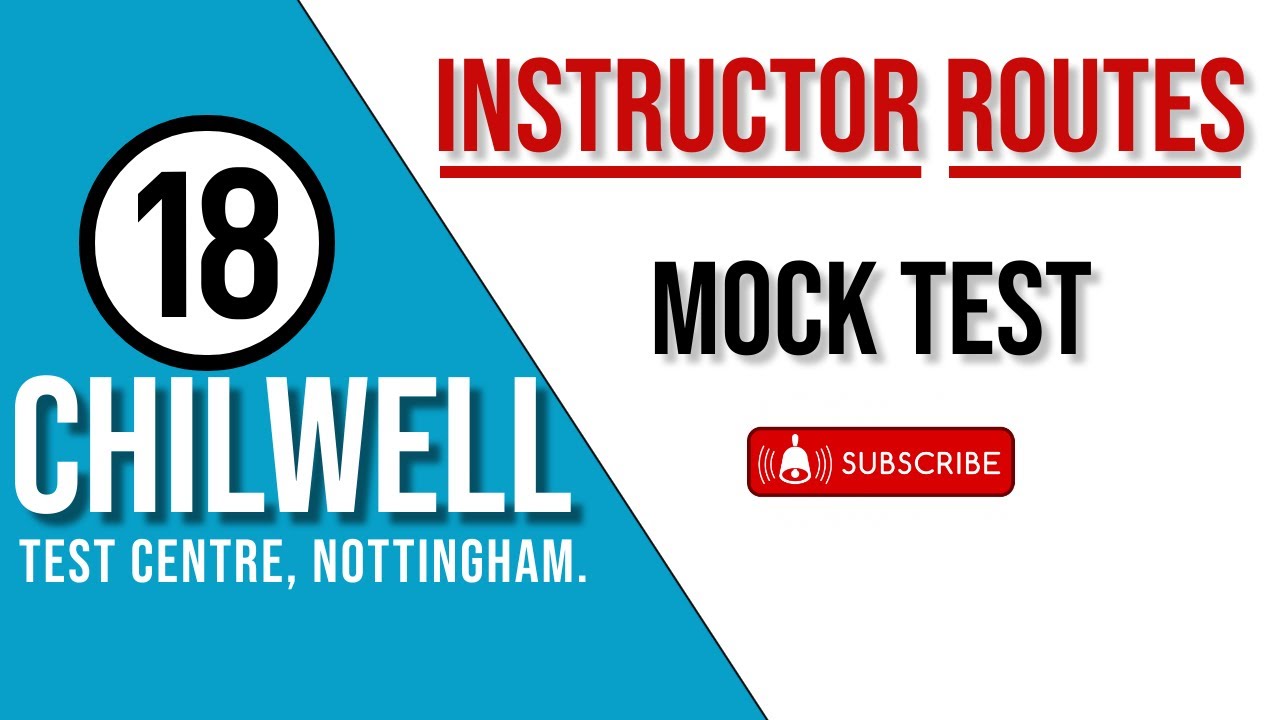 Chilwell Test Centre Mock Test 18 l Test Routes l Chilwell Test Centre Nottingham Route l
