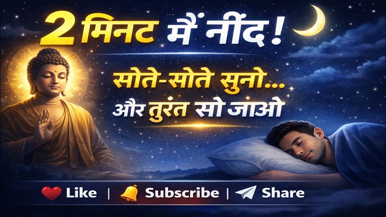 Gautama Buddha की गहरी नींद का रहस्य I रात को सोते-सोते सुनो यें शांत कहानी