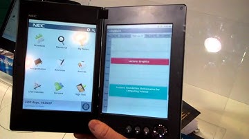 NEC Android Dual Screen Tablet