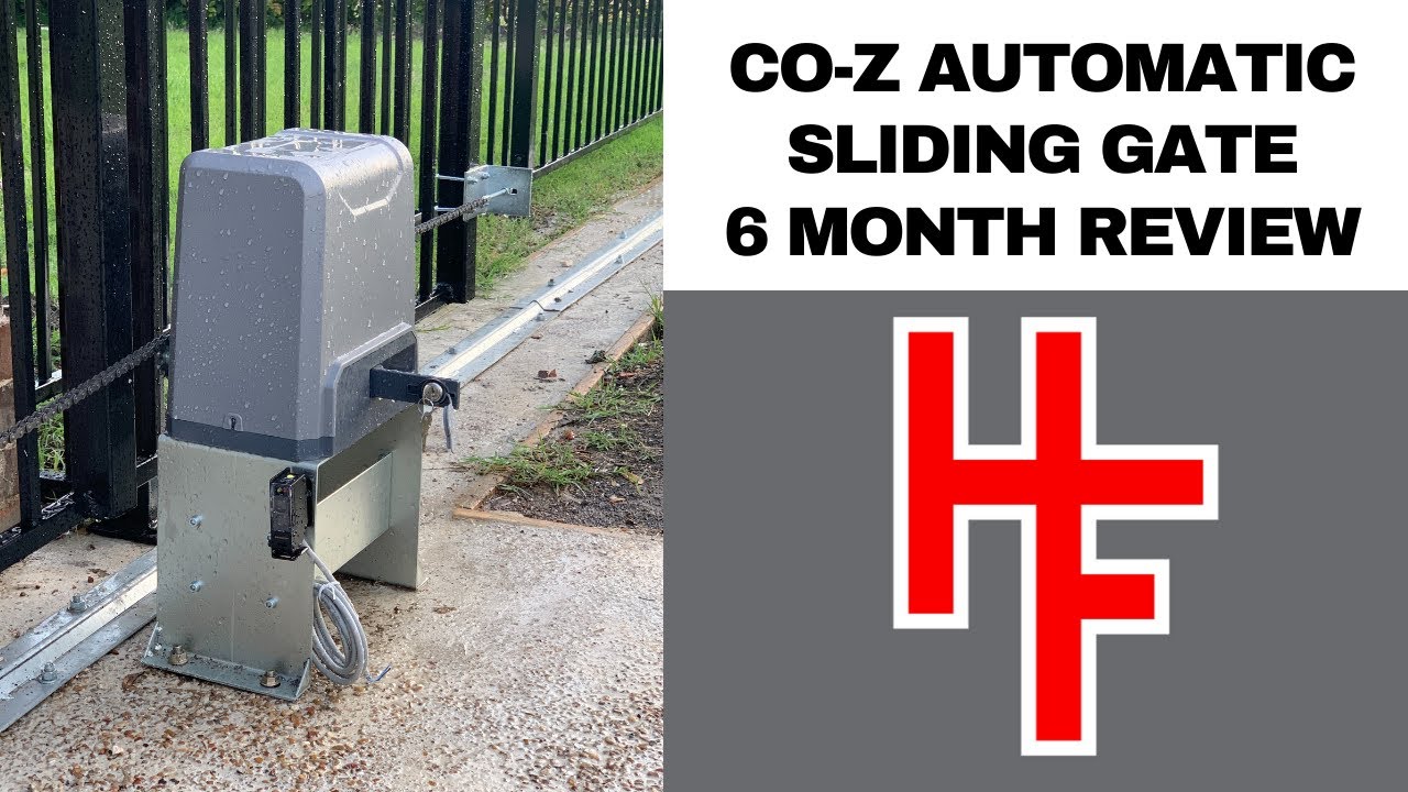 CO-Z Automatic Sliding Gate Opener - 6 Month Review - YouTube