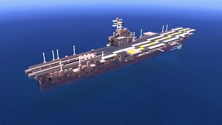 MINECRAFT USS INTREPID CV-11 | 1:5 SCALE ESSEX CLASS AIRCRAFT CARRIER TUTORIAL