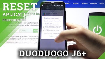 How to Reset App Preferences in DUODUOGO J6+ - Restore App Configuration